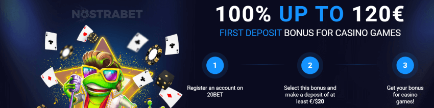 20Bet Casino Welcome Bonus