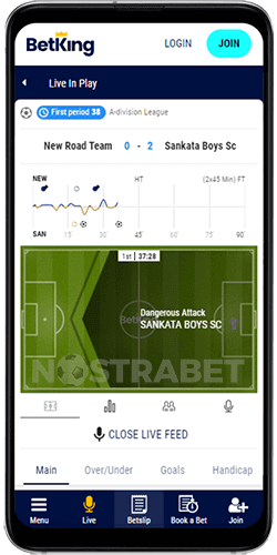 BetKing Live Betting Android