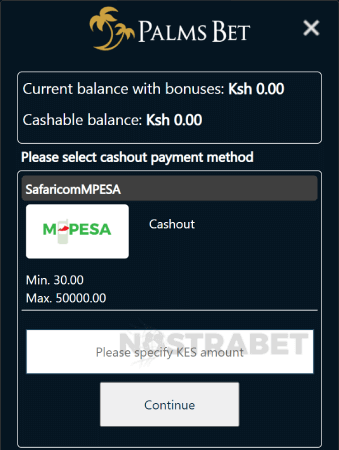 palms bet kenya withdrawal