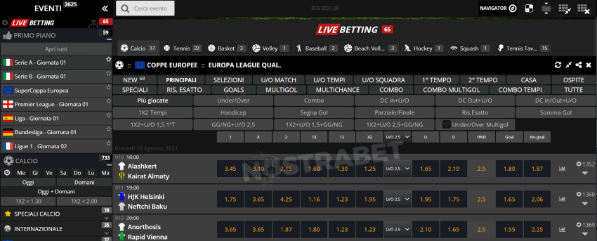 winbet scommesse sportive calcio